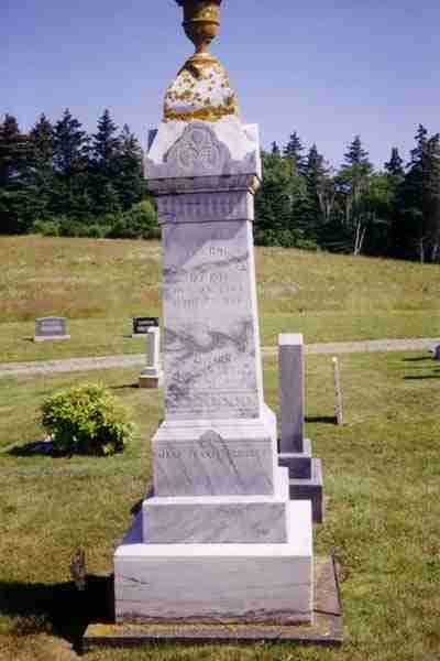 Tombstone of Thomas and Abigail Goudey